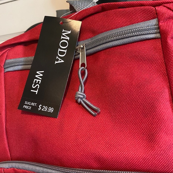 Moda West Red Backpack NEW - Picture 9 of 9